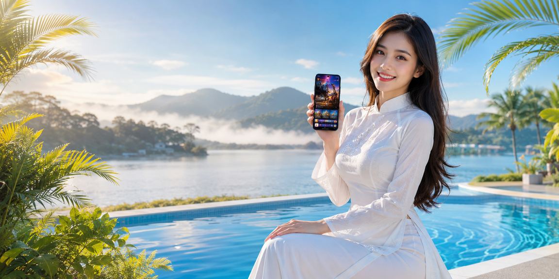 Người dùng chơi game esports trên điện thoại tại Đà Lạt