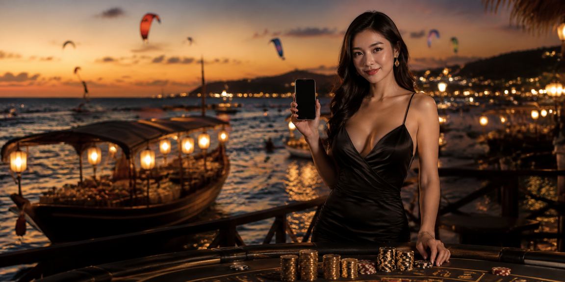 Người chơi sử dụng điện thoại cá cược tại Mũi Né với không khí lễ hội sôi động